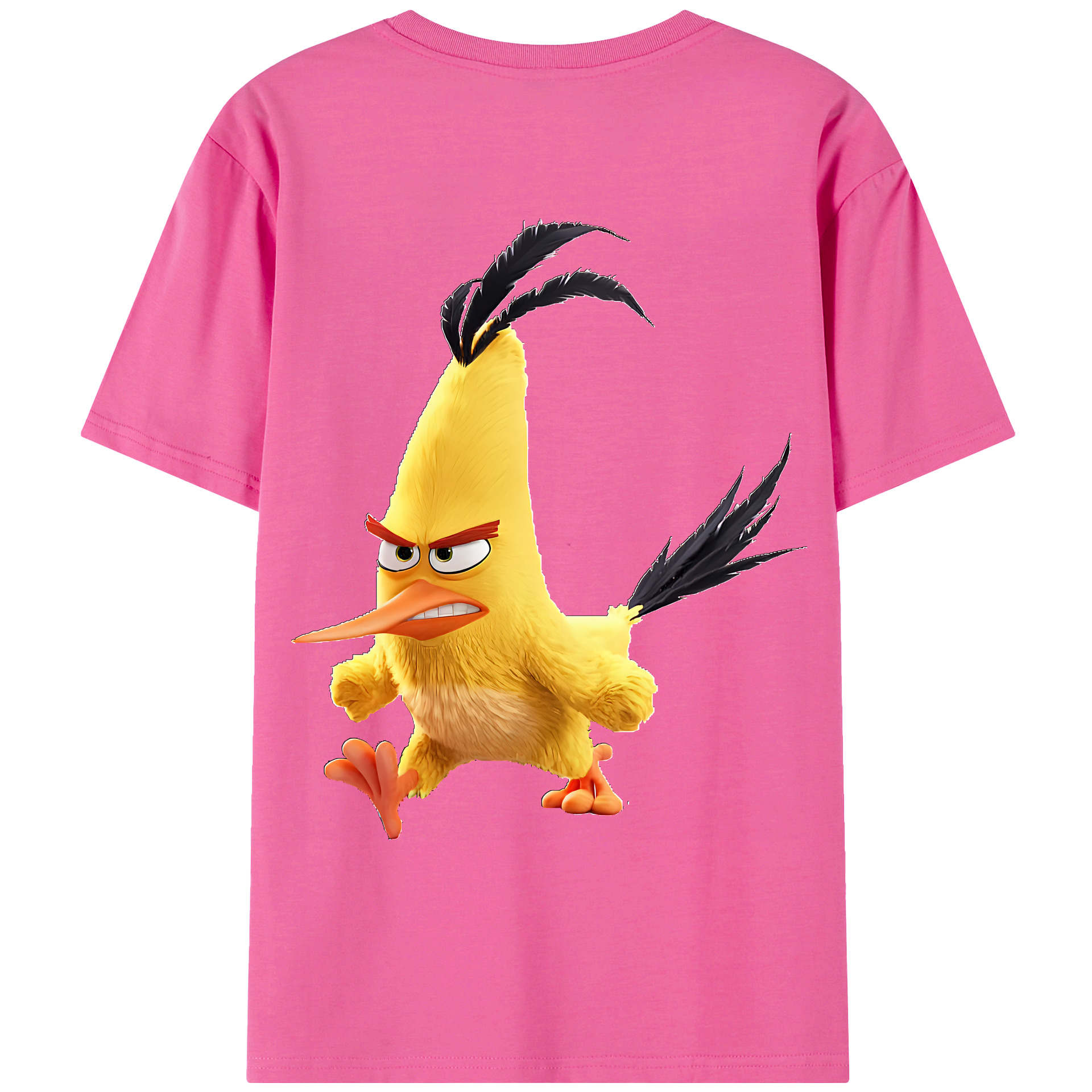 （画像用） Angry Birds アングリーバード レディース半袖Tシャツ(バックプリント)